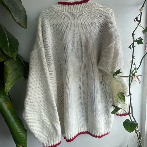 Gorgeous vintage multicolour knit crewneck sweater - Picture 3 of 3